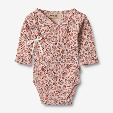 Wheat Main Langærmet Slå-om Body Chia Underwear/Bodies 1169 pale rose flowers