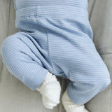 Wheat Main Langærmet Slå-om Body Pil Body 9641 faded blue stripe