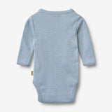 Wheat Main Langærmet Slå-om Body Pil Body 9641 faded blue stripe