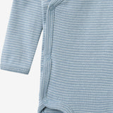 Wheat Main Langærmet Slå-om Body Pil Body 9641 faded blue stripe