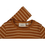 Wheat Main Langærmet Stribet T-shirt Jersey Tops and T-Shirts 3024 cinnamon