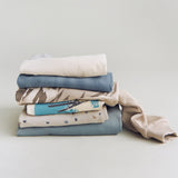 Wheat Main Langærmet Sweat Bluse Mikkel Blouse 1260 faded denim