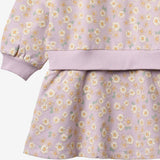 Wheat Main Langærmet Sweat Kjole Maggie Dress 2425 lavender daisies