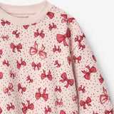 Wheat Main Langærmet Sweat Kjole Maggie Dress 9749 almond peach bows