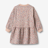 Wheat Main Langærmet Sweat Kjole Zenia Dress 2036 rose dust flowers