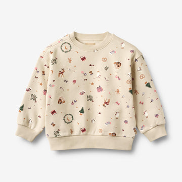 Wheat Main Langærmet Sweatshirt Elliot Sweatshirt 1121 offwhite holiday