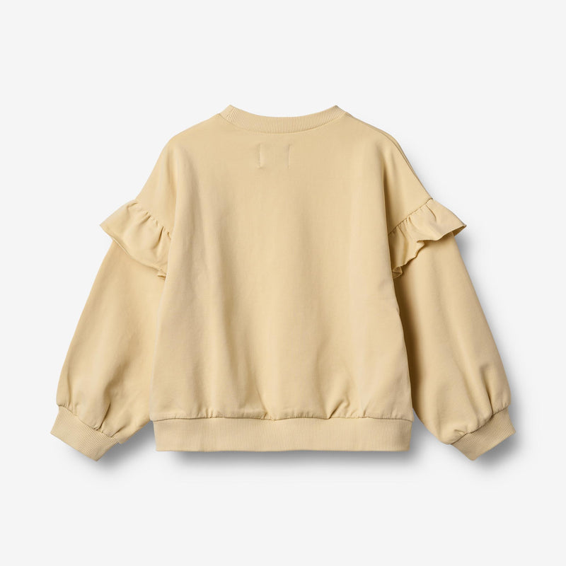 Wheat Main Langærmet Sweatshirt Lulle Sweatshirt 9421 chamomille