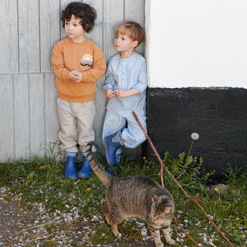 Wheat Main Langærmet Sweatshirt Sander Sweatshirt 4341 almond