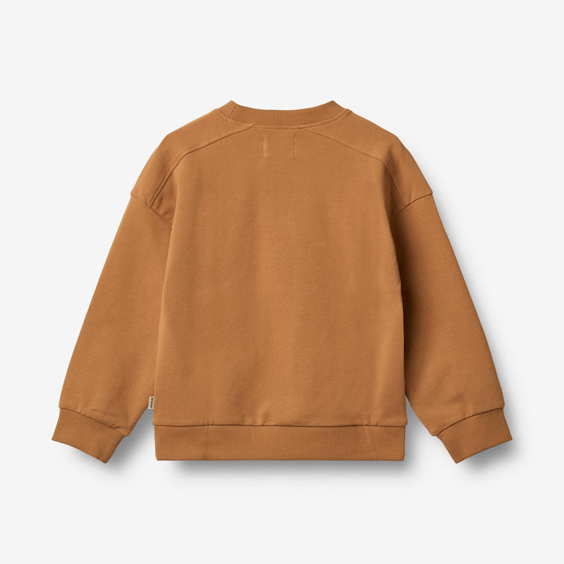 Wheat Main Langærmet Sweatshirt Sander Sweatshirt 4341 almond