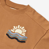 Wheat Main Langærmet Sweatshirt Sander Sweatshirt 4341 almond