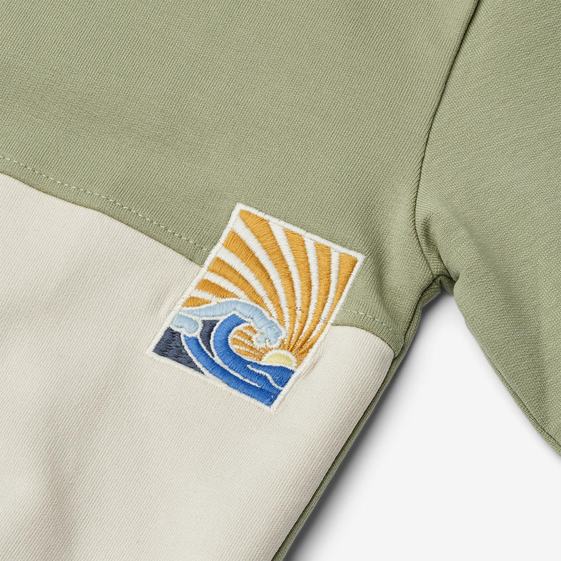 Wheat Main Langærmet Sweatshirt Steff Sweatshirt 1145 green tea