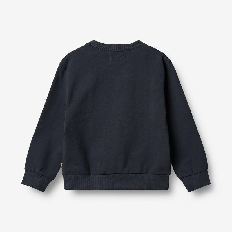 Wheat Main Langærmet Sweatshirt Steff Sweatshirt 1432 navy