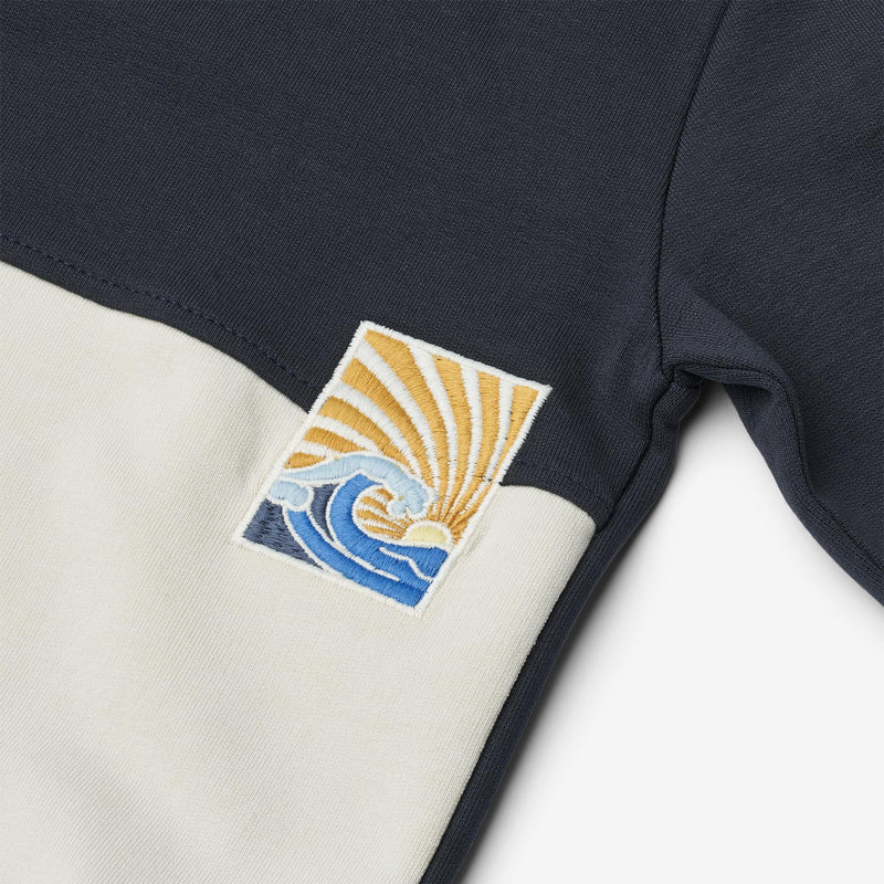Wheat Main Langærmet Sweatshirt Steff Sweatshirt 1432 navy
