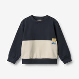 Wheat Main Langærmet Sweatshirt Steff Sweatshirt 1432 navy