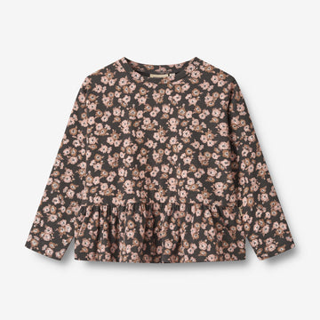 Wheat Main Langærmet T-Shirt Carolina Jersey Tops and T-Shirts 1183 raven anemones