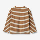 Wheat Main Langærmet T-Shirt Dallas Jersey Tops and T-Shirts 5078 caramel stripe