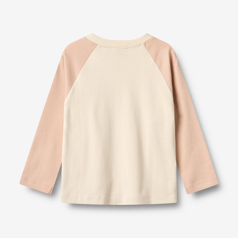 Wheat Main Langærmet T-Shirt Darrin Jersey Tops and T-Shirts 2032 rose dust