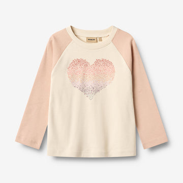 Wheat Main Langærmet T-Shirt Darrin Jersey Tops and T-Shirts 2032 rose dust