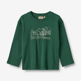 Wheat Main Langærmet T-Shirt Holger Jersey Tops and T-Shirts 9558 kale