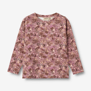 Wheat Main Langærmet T-Shirt Manna Jersey Tops and T-Shirts 1347 lavender flowers