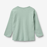 Wheat Main Langærmet T-Shirt Morris T-Shirt 3217 green pool