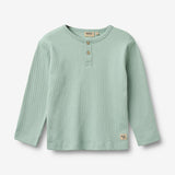 Wheat Main Langærmet T-Shirt Morris T-Shirt 3217 green pool