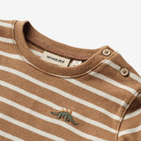 Wheat Main Langærmet T-Shirt Dustin Jersey Tops and T-Shirts 5078 caramel stripe