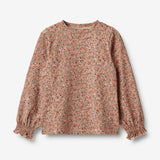 Wheat Main Langærmet T-Shirt Norma Jersey Tops and T-Shirts 1187 rose flower meadow