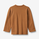 Wheat Main Langærmet T-shirt Adam T-Shirt 9719 warm hazel