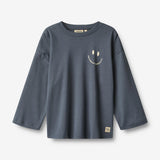 Wheat Main Langærmet T-shirt Axe T-Shirt 1292 greyblue