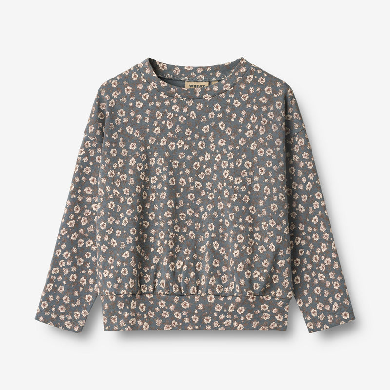 Wheat Main Langærmet T-shirt Beathe Jersey Tops and T-Shirts 9571 stormy weather magnolia