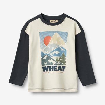 Wheat Main Langærmet T-shirt Beck Jersey Tops and T-Shirts 3129 eggshell