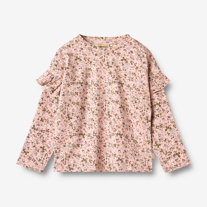 Wheat Main Langærmet T-shirt Belinda Jersey Tops and T-Shirts 9536 rose powder flowers