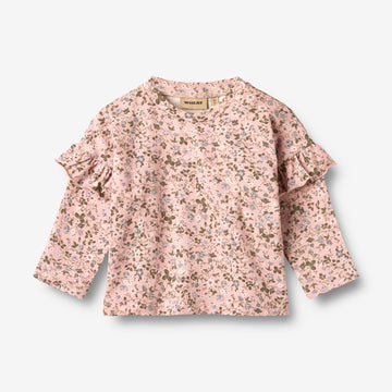 Wheat Main Langærmet T-shirt Belinda Jersey Tops and T-Shirts 9536 rose powder flowers