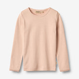 Wheat Main Langærmet T-shirt Belis Jersey Tops and T-Shirts 2032 rose dust