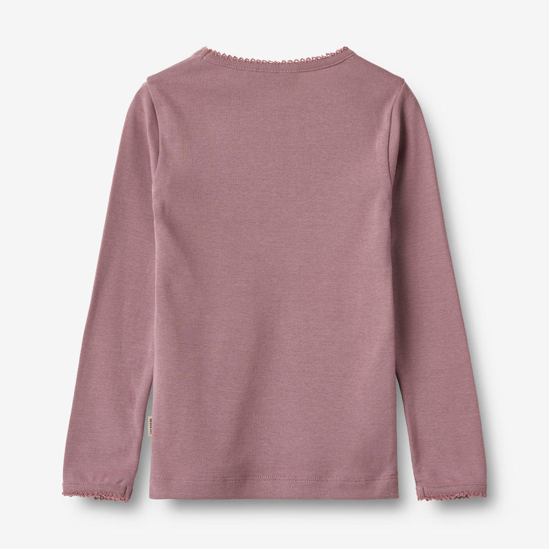 Wheat Main Langærmet T-shirt Belis Jersey Tops and T-Shirts 1308 lavender dawn