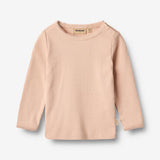 Wheat Main Langærmet T-shirt Belis Jersey Tops and T-Shirts 2032 rose dust