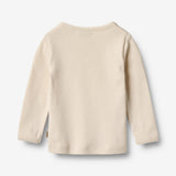 Wheat Main Langærmet T-shirt Belis Jersey Tops and T-Shirts 3129 eggshell