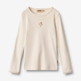 Wheat Main Langærmet T-shirt Belis T-Shirt 3129 eggshell