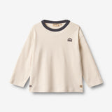 Wheat Main Langærmet T-shirt Calvin T-Shirt 3129 eggshell