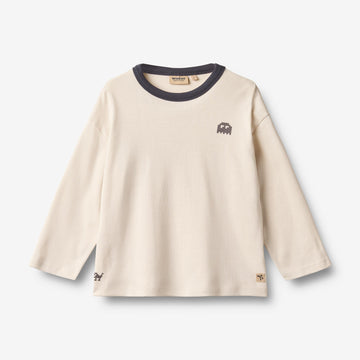 Wheat Main Langærmet T-shirt Calvin T-Shirt 3129 eggshell