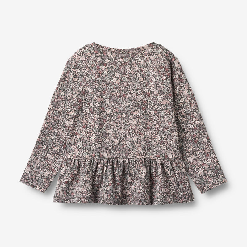 Wheat Main Langærmet T-shirt Carolina Jersey Tops and T-Shirts 9565 purple stone flowers