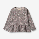 Wheat Main Langærmet T-shirt Carolina Jersey Tops and T-Shirts 9565 purple stone flowers