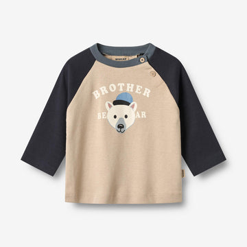 Wheat Main Langærmet T-shirt Darrin Jersey Tops and T-Shirts 3354 warm sand