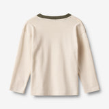 Wheat Main Langærmet T-shirt Dixie Badge T-Shirt 3129 eggshell
