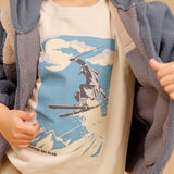 Wheat Main Langærmet T-shirt Dixie Print T-Shirt 3191 offwhite