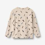 Wheat Main Langærmet T-shirt Ebbe T-Shirt 9214 cars
