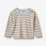 Wheat Main Langærmet T-shirt Ebbe T-Shirt 9877 multi blue stripe
