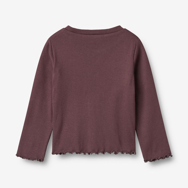 Wheat Main Langærmet T-shirt Else Jersey Tops and T-Shirts 3030 fudge