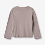 Wheat Main Langærmet T-shirt Else Jersey Tops and T-Shirts 9531 dusty purple